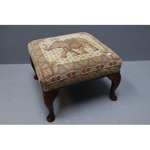 619 - A Large Elephant Footstool, Approx 19