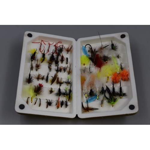 190 - Fly Mate Case with a Selection of Fly Fishing Hooks