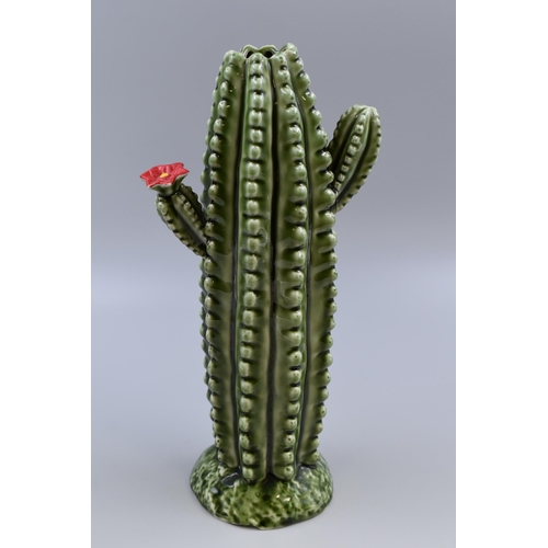 211 - Cactus Plant Ceramic Vase (13