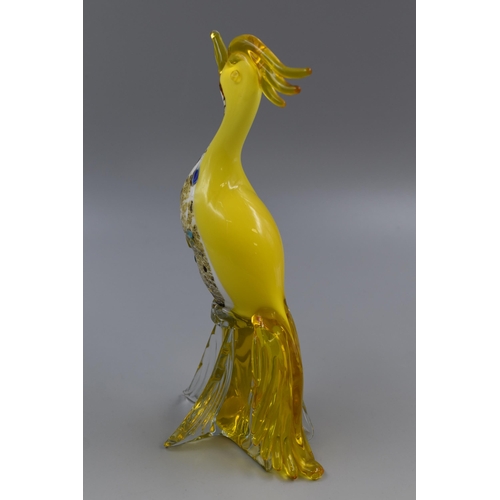 229 - Vintage 1960's Murano Vibrant Coloured Bird 11