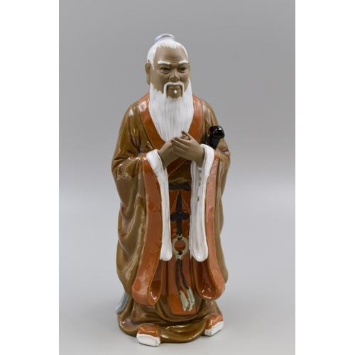 232 - Shiwan (Shekwan) Mudman Ware Figure of Confucius (12