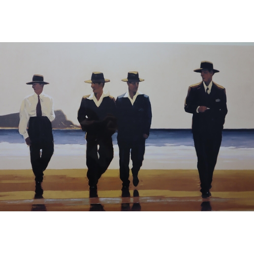 341 - Large Jack Vettriano Print Entitled “The Billy Boys” (35” x 26.5”). Frame A/... 