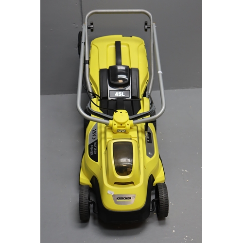 663 - A Kartcher 18v 45L Battery Powered Lawn Mower, No Battery Included