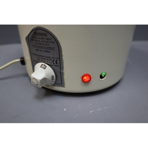 487 - Large Electric Soup Kettle, Powers on 14”