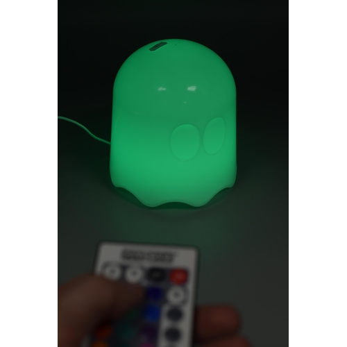 491 - A Colour Changing Pac-Man Ghost Light, Working When Tested