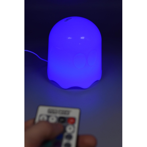 491 - A Colour Changing Pac-Man Ghost Light, Working When Tested