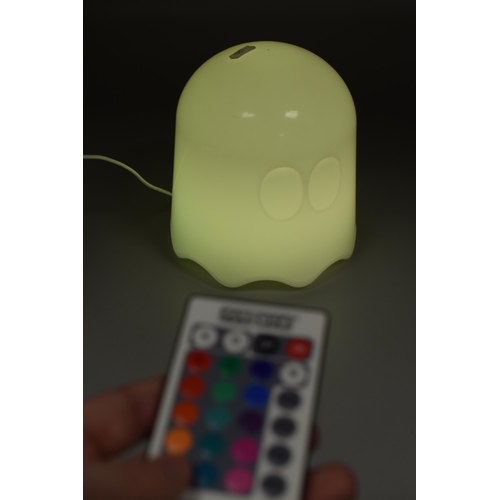 491 - A Colour Changing Pac-Man Ghost Light, Working When Tested