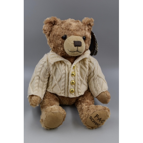 494 - Collectible F.A.O Schwarz Teddy, Complete With Tag