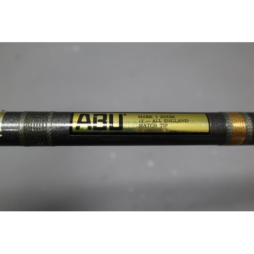 511 - ABU Mark 5 Zoom 3 Piece All England Match Tip Rod with Case