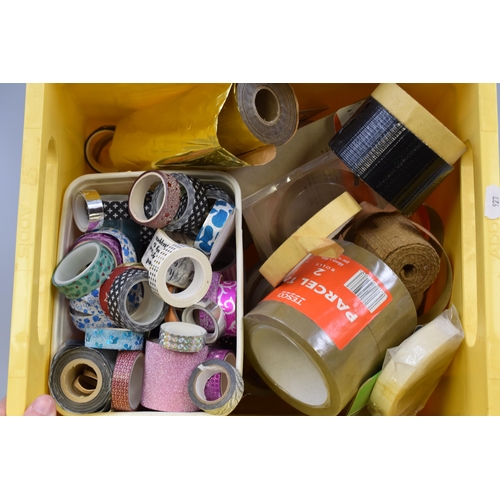 396 - Large quantity of crafting tape, double sided tape plus others