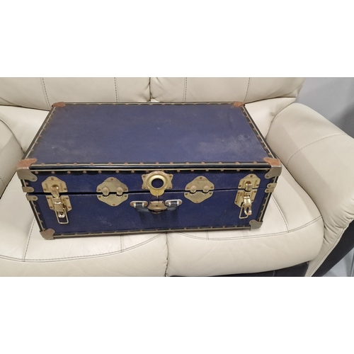 693 - Two Vintage Wooden Trunks