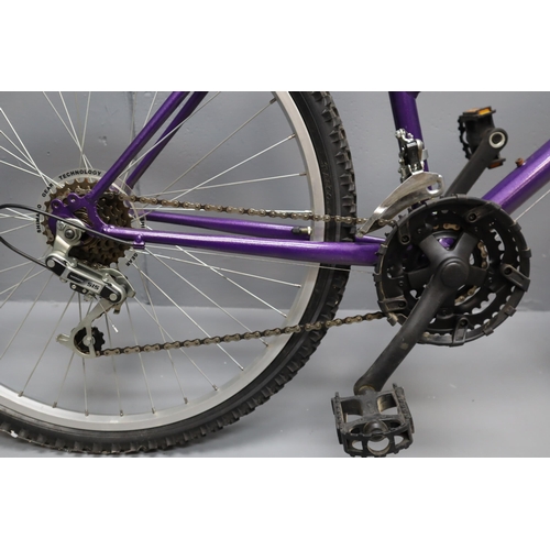 694 - Purple Teens Universal Rampage 15 Geared Pushbike