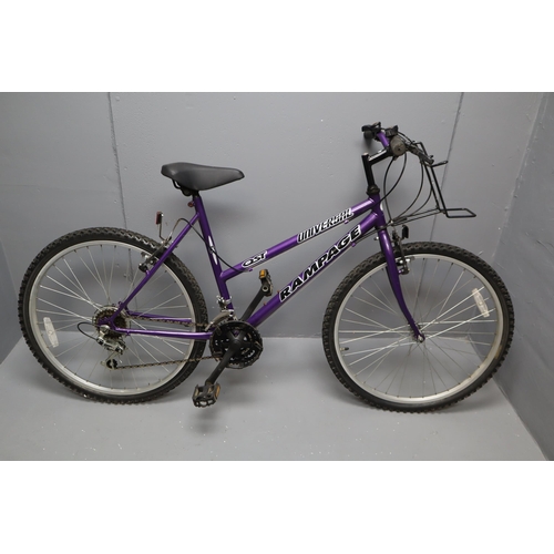 694 - Purple Teens Universal Rampage 15 Geared Pushbike