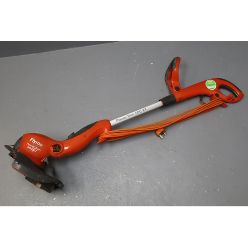 699 - Flymo Power Trim 500 XT Wired Strimmer (Powers On When Tested)