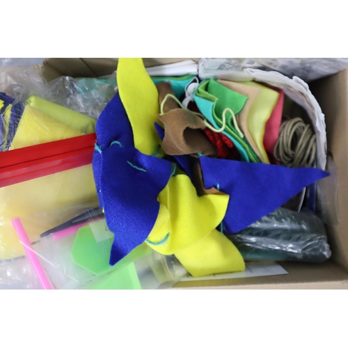 446 - Box to include Crafting Felt and Decorations