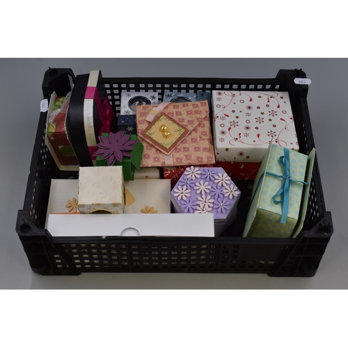 447 - Mixed Selection of Handmade Gift Boxes