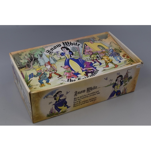 454 - Two Snow White Cup and Saucers in Box