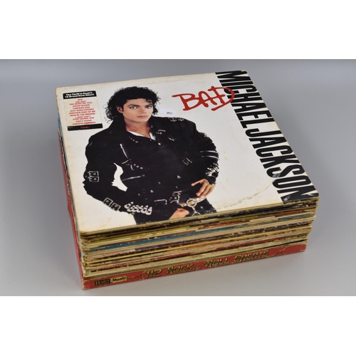 479 - A Selection of Twenty-Two Vinyl LP's and Box Set. To Include Michael Jackson, Rod Stewart, Buddy Hol... 