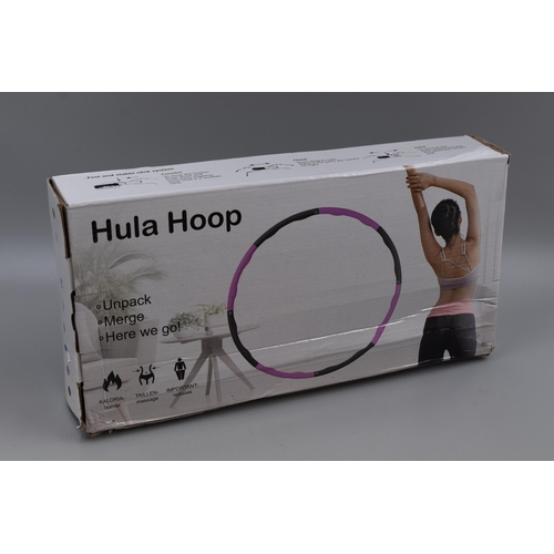 775 - New Boxed Weighted Hula Hoop Fast and Stable Click System