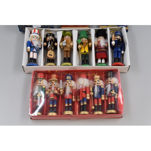 787 - Selection Including Wooden Nutcracker Music Box Approx 12