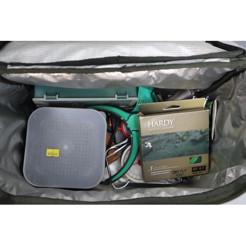 595 - Korum Fishing Bag with Large Selection of Accessories