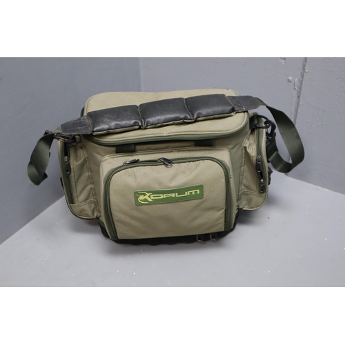 595 - Korum Fishing Bag with Large Selection of Accessories