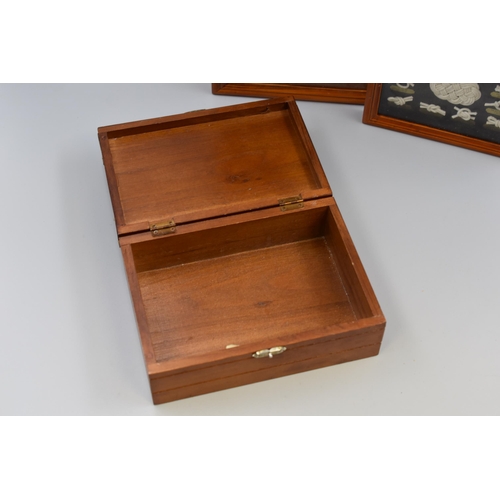 813 - Selection Including Nautical Knot Displays and Jewellery Box