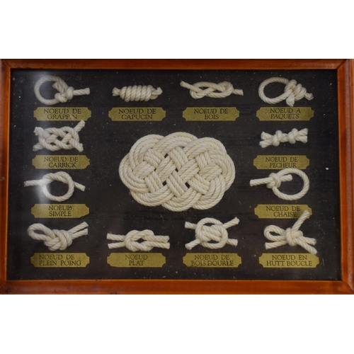 813 - Selection Including Nautical Knot Displays and Jewellery Box