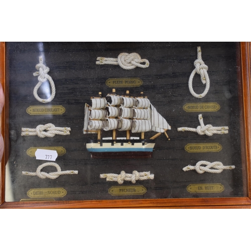 813 - Selection Including Nautical Knot Displays and Jewellery Box