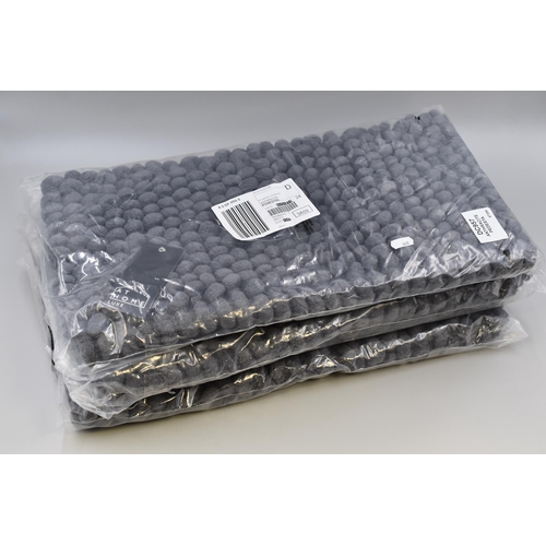 763 - Selection of 3 Anthracite Bath Mats