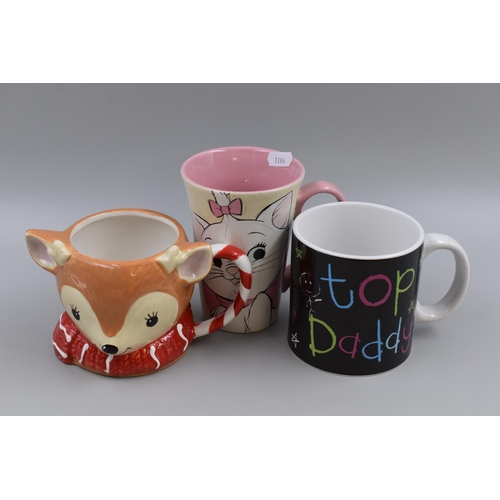 886 - Selection of Novelty Mugs