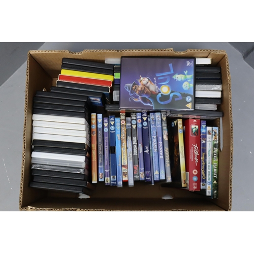 832 - A Selection of Children's DVDs To Include Disney, Pixar, Marvel, And More