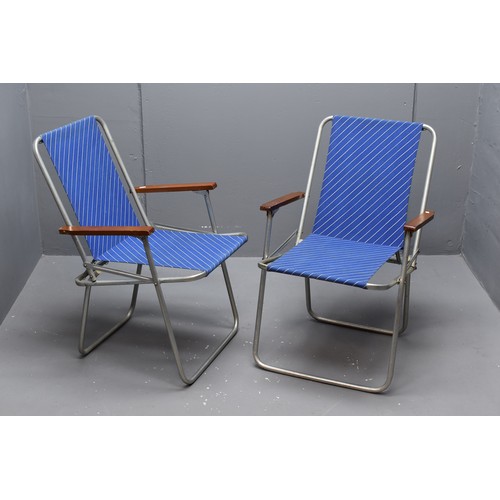 398 - Two Vintage Folding Camping Chairs