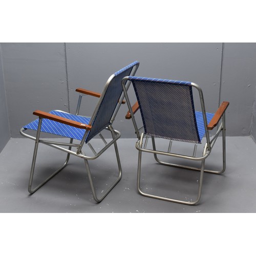 398 - Two Vintage Folding Camping Chairs