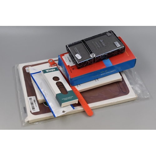 781 - Mixed Selection to include Leather IPad Case, Watch Straps, Switch Carry Case and more