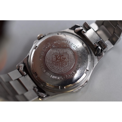 5 - Original Tag Heur 2000 Quartz Watch (Missing Plate) Working