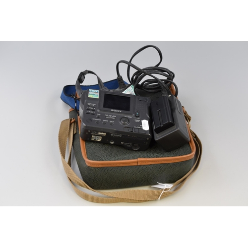 117 - Sony Mavica Digital Still Camera with Charger and Battery and a Miranda Case