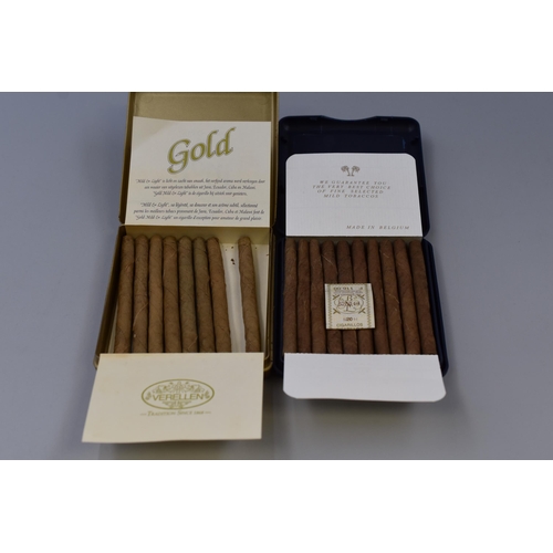 140 - Verellen Gold Cigars (8) and NIC Original's Exotic Cigars (20) Both in Cases