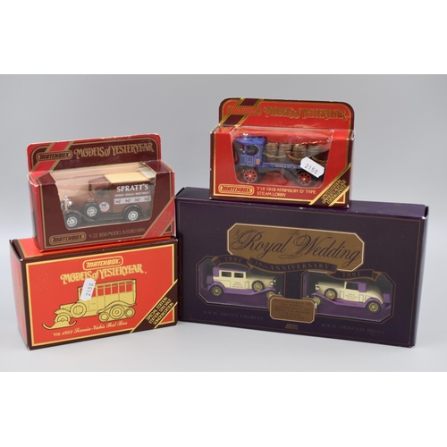 145 - A Selection of Five Boxed Die Cast Vehicle Sets To Include Matchbox and Lledo