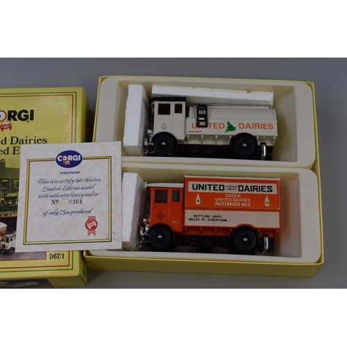 158 - Corgi United Dairies Limited Edition AEC Cabover and Tanker complete with Box