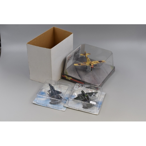 162 - Three Boxed Model Planes to include Corgi Legends P-40 Kittyhawk, RK-38 and N2K-CC