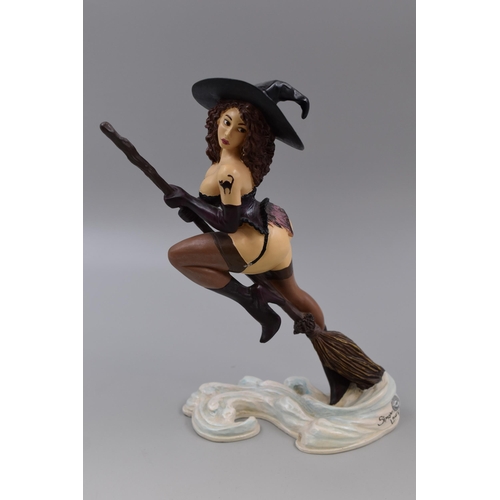 174 - Sexy Witch by Simon Larens, Dated Year 2000 (Approx. Height 10”)