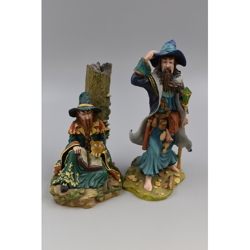 177 - Two Land Of The Dragons Figures to include Lakes Wizard and Woodland Wizard (a/f)