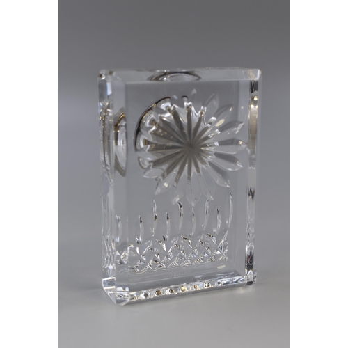 203 - Waterford Crystal Clock (4.5