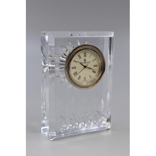 203 - Waterford Crystal Clock (4.5