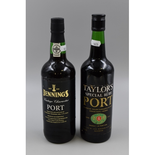 309 - Two Sealed Bottles of Port (70cl and 75cl), Includes Jennings and Taylor's