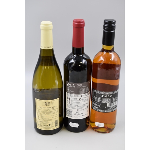 310 - Three Sealed Bottles of Wine including Lisboa Red, Lanchester Mead, and Macon Villages