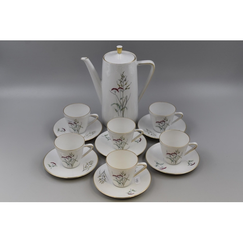 323 - A Thirteen Piece Seltmann Weiden Bavarian Coffee Set