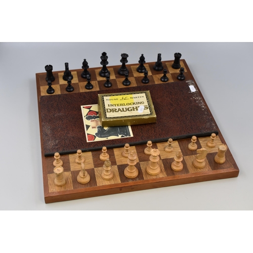 439 - Chess Set Complete with Board (16