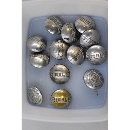 223 - Selection of Vintage Ribble and Ribble Motor Services Buttons